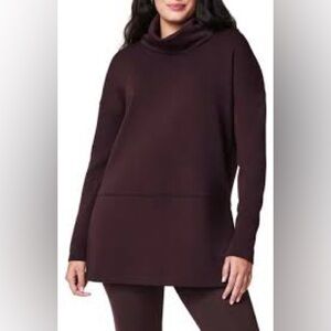 SPANX AirEssentials‎ Turtleneck Tunic Truffle Brown Size Small